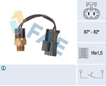 Temperaturfläkt, kylarradiatorfläkt - Termokontakt, kylarfläkt FAE 37760