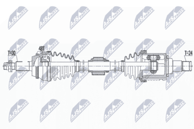 Drivaxel - Drivaxel NTY NPW-TY-180