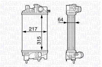 Intercooler - Laddluftkylare MAGNETI MARELLI 351319203010