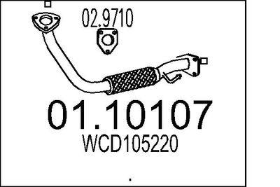 Avgasrör - Avgasrör MTS 01.10107