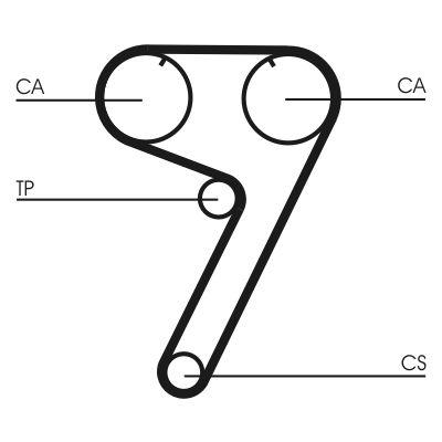 Kamrem - Kuggrem CONTINENTAL CTAM CT670