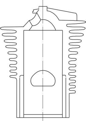 Cylindermantel - Cylinderhylsa MAHLE 175 LF 00102 000