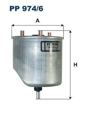 Bränslefilter - Bränslefilter FILTRON PP 974/6