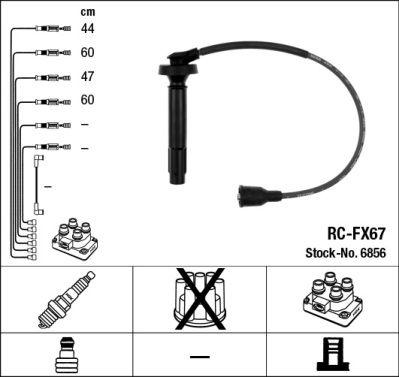 Tändkabel - Tändkabelsats NGK 6856