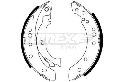 Bromsbackar - Bromsbackar, sats TOMEX BRAKES TX 21-27