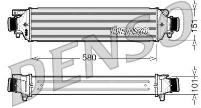 Intercooler - Laddluftkylare DENSO DIT13002