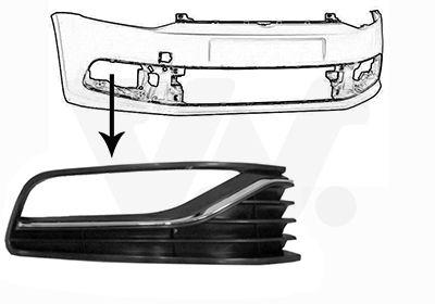 Stötfångargaller - Ventilationsgaller, stötfångare VAN WEZEL 5814594