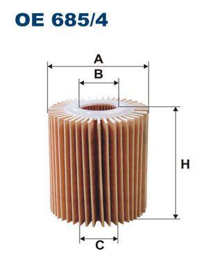 Oljefilter - Oljefilter FILTRON OE 685/4