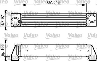 Intercooler - Laddluftkylare VALEO 818796