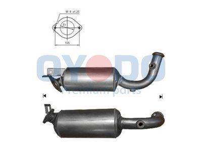 Dieselpartikelfilter - Sot-/partikelfilter, avgassystem OYODO 20N0092-OYO