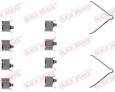 Bromssystem tillbehör - Tillbehörssats, skivbromsbelägg QUICK BRAKE 109-1166