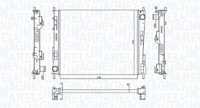 Kylare - Kylare, motorkylning MAGNETI MARELLI 350213186800