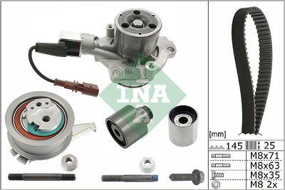 Vattenpump + kamremssats - Vattenpump + kuggremssats INA 530 0759 30