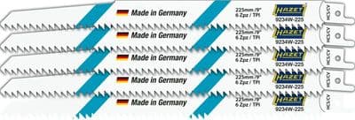 Tigersåg (batteridriven) - Sågblad, sabelsåg HAZET 9234W-225/5