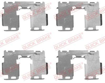 Bromssystem tillbehör - Tillbehörssats, skivbromsbelägg QUICK BRAKE 109-1760