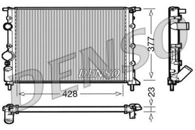 Kylare - Kylare, motorkylning DENSO DRM23032