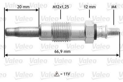 Glödstift - Glödstift VALEO 345210