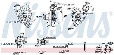 Turboaggregat - Laddare, laddsystem NISSENS 93224