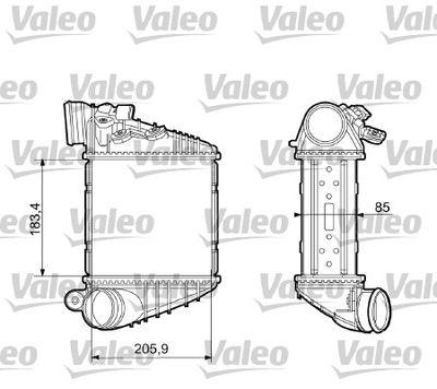 Intercooler - Laddluftkylare VALEO 817653