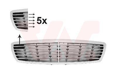 Frontgrill - Kylargrill VAN WEZEL 3041514