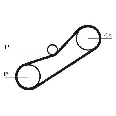 Kamremssats - Tand/styrremssats CONTINENTAL CTAM CT950K1