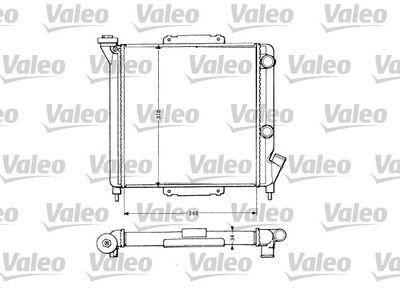 Kylare - Kylare, motorkylning VALEO 883959