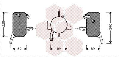 Torkfilter - Torkare,m klimatanläggning VAN WEZEL 1800D119