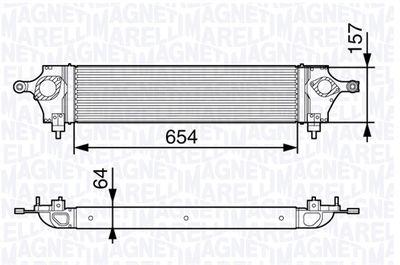 Intercooler - Laddluftkylare MAGNETI MARELLI 351319202800