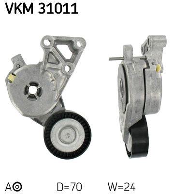 Spännrulle, v-rem - Remsträckare, flerspårsrem SKF VKM 31011