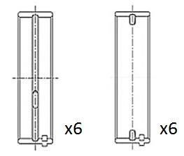 Vevaxellager - Vevlager FAI AUTOPARTS BM1060-STD