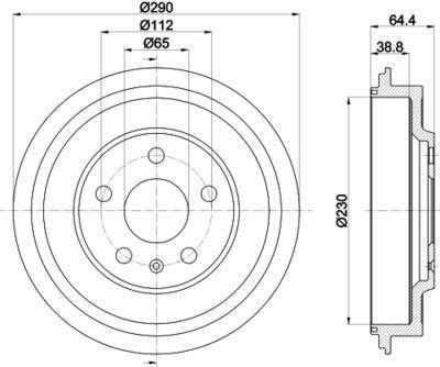 Bromstrummor - Bromstrumma HELLA PAGID 8DT 355 302-561