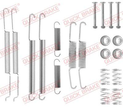 Bromstrummedelar - Tillbehörssats, bromsbackar QUICK BRAKE 105-0726