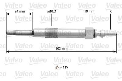 Glödstift - Glödstift VALEO 345114