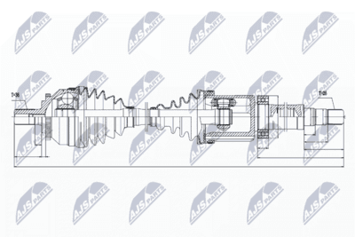 Drivaxel - Drivaxel NTY NPW-VV-029