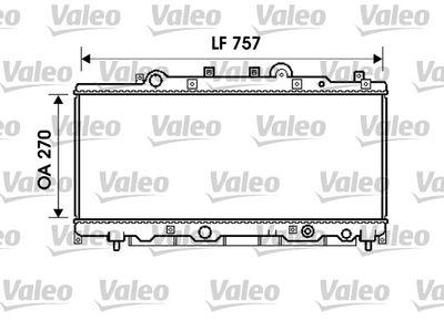 Kylare - Kylare, motorkylning VALEO 734235