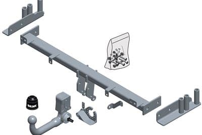 Dragkrokar och kablagekit - Släpfordonstillkoppling BRINK 667500