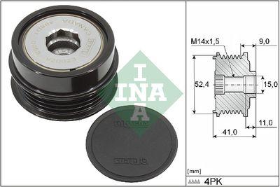 Frikopplingsnav - Frihjulskoppling, generator INA 535 0339 10