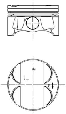 Kolv - Kolv KOLBENSCHMIDT 40085600