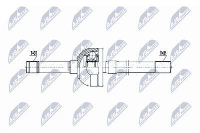 Drivaxel - Drivaxel NTY NPW-NS-154