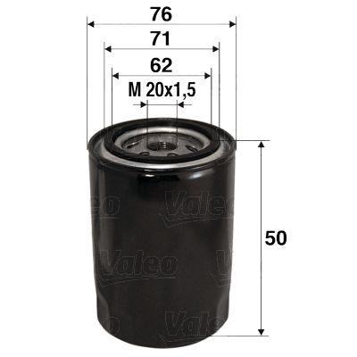 Oljefilter - Oljefilter VALEO 586001