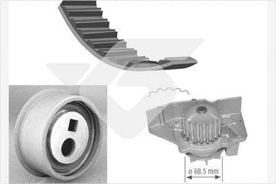 Vattenpump + kamremssats - Vattenpump + kuggremssats HUTCHINSON KH 45WP12