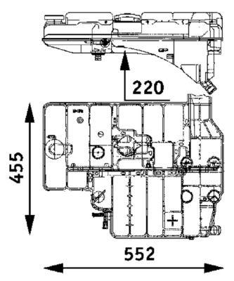 Expansionskärl - Expansionsbehållare, kylmedel MAHLE CRT 37 000P