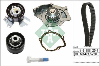 Vattenpump + kamremssats - Vattenpump + kuggremssats INA 530 0449 30