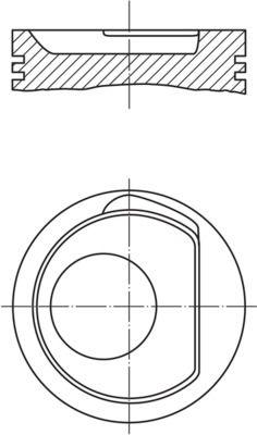 Kolv - Kolv MAHLE 030 51 02