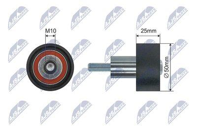 Styrrulle, kamrem - Styrrulle, kuggrem NTY RNK-VW-040