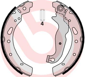 Bromsbackar - Bromsbackar, sats BREMBO S 24 540