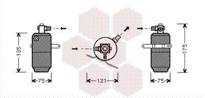 Torkfilter - Torkare,m klimatanläggning VAN WEZEL 3000D293