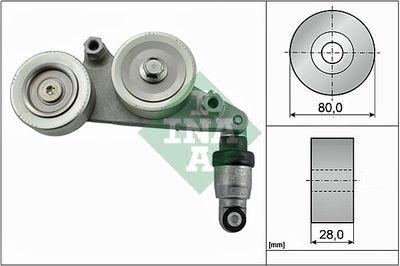 Vibrationsdämpare för v-kuggrem - Vibrationsdämpare, flerspårsrem INA 534 0415 10