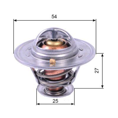 Termostat - Termostat, kylmedel GATES TH22782G1