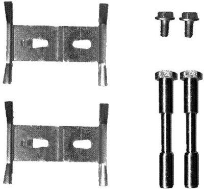 Bromssystem tillbehör - Tillbehörssats, skivbromsbelägg HELLA PAGID 8DZ 355 203-181